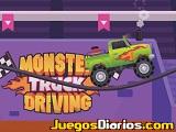 Monster truck driving